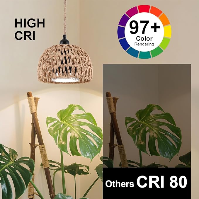 Hanging Grow Lights for Indoor Plants, Full Spectrum Plant Light, with Timer and 15FT Power Cord, 30W Pendant Plant Lights for Indoor Growing, Garden, Flowers, Greenhouse (4000k)