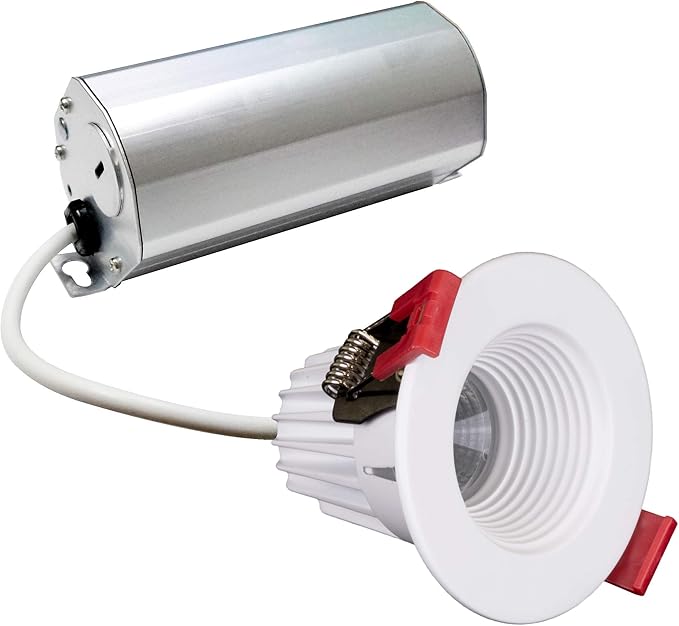 NICOR Lighting 2 inch Round LED Recessed Downlight in White, 4000K (DRD211204KWH)