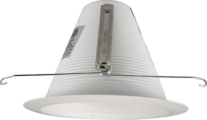 NICOR Lighting 6 inch White Wet Location Rated Cone Baffle Trim, Fits 6 inch Housings (17550AWL)