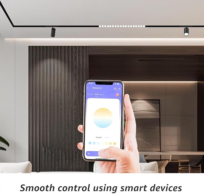 200W Low Voltage LED Power Driver Transformer with LED Controller, 24V DC Power Supply for Track Lighting, Dimmable & Control via App, Remote, Compatible Track Rails & Light Heads
