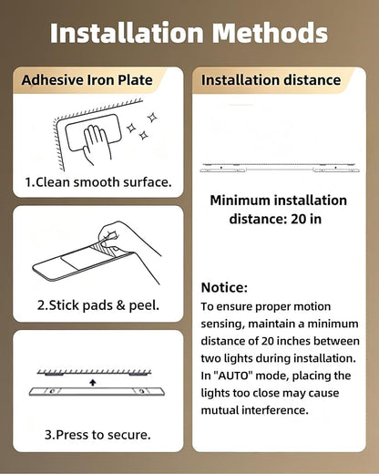 EZVALO 2 Pack Under Cabinet Lights, 14.5'' Magnetic Motion Sensor Light, 4000mAh Large Capacity Rechargeable Closet Light, Remote Control Dimmable 5700K Cool White for Kitchen, Stairs, Hallway