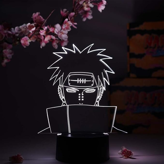 Otaku Lamps Pain Naruto – Anime Night Light, 16 Color RGB LED – Gift for Otaku