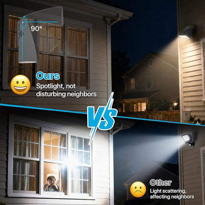 LED Wall Pack Light - 30W/40W/60W - 𝟏𝟐𝟎𝐕 3000K Porch Light Not Disturbing Neighbors - Full Cut Off Down Lights Outdoor - Dusk to Dawn Security Lights for House Garage Entryway Patio Driveway
