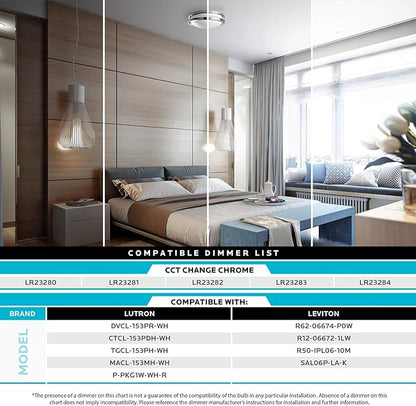 LUXRITE 10 Inch LED Flush Mount Ceiling Light, CCT Color Temperature Selectable 2700K | 3000K | 3500K | 4000K | 5000K, Dimmable Ceiling Light Fixture, 14W, 1050 Lumens, Energy Star, ETL Listed
