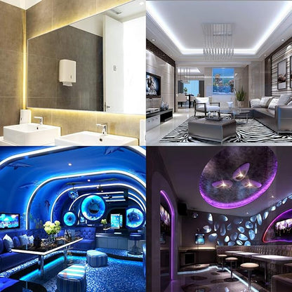 BTF-LIGHTING 5050 RGBW RGB+Warm White(2700K-3000K) 4 Colors in 1 LED Tape Light DC12V 5m 16.4ft 60LED/m Multi-Colored IP67 White 14mm PCB for Bedroom Kitchen Home Decoration(No Adapter or Controller)