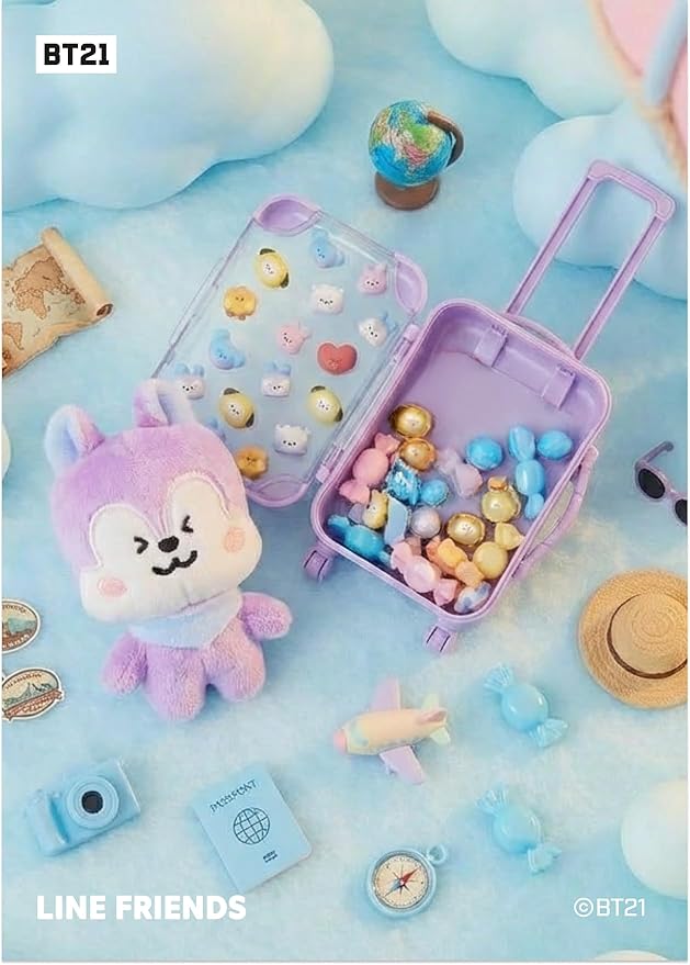 Line Friends Official BT21 mini BIG & TINY Edition Luggage - MANG