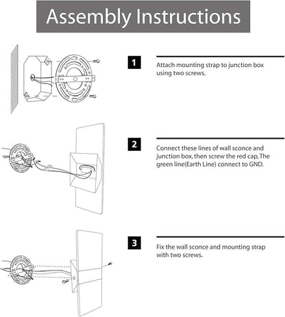 ChangM Modern Wall Sconce 12W, Set of 2 LED Wall Lamp Cool White Acrylic Material Hardwired Wall Mounted Wall Lights