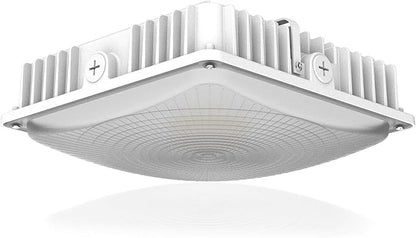 LED Canopy Light 50W,HID/HPS Replacement, 9.5" x 9.5", LED Shop Light, 5700K, AC100-277V, IP65 Waterproof,Canopy Light Outdoor for Gas Station,Warehouse (50W-1P)