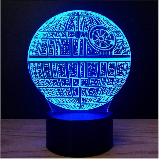 3D Illusion Platform Night Lights Touch Switch 7 Color Change USB Power LED Desk Lamp for Home Decorations or Holiday Gifts