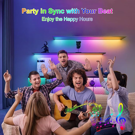 16.4FT WS2812B 5V LED Strip Lights 300 Individual Addressable RGB IC 5050SMD LEDs - Flexible White PCB IP65-60LEDs/m MagicRGB Dream Color for DIY Chasing Color Project (No Power Supply & Controller)