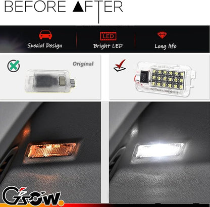 Led Luggage Compartment Light for Toyo-ta RAV4 2022 2023 2024 2025, Cargo Lamps Decorative Atmosphere Lamp, Rav4 Accessories Trunk Ceiling Lighting, 1 PC, White