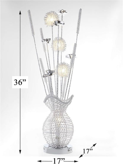 Homelegance Decorative LED Lighting Table lamp Silver
