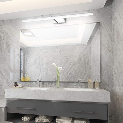 Aipsun 40 inch Modern LED Vanity Lights Adjustable Bathroom Light Fixtures Over Mirror Chrome Vanity Lighting 5500K