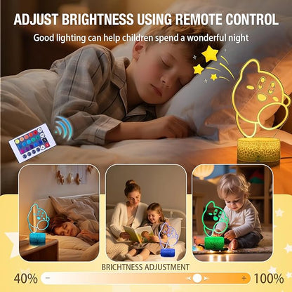 Creative Night Light 3D Lamp Room Decor 16 Colors Changing Gifts for Christmas Birthday