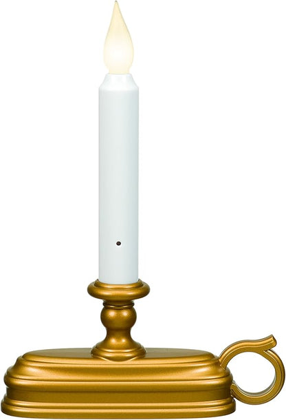 Xodus Innovations FPC1325B-6 Battery Operated LED Window Candle with New Hot Spot Technology and Dusk to Dawn Sensor and Choice of Amber or White Flame, Aged Bronze/Black Finish (Pack of 6)