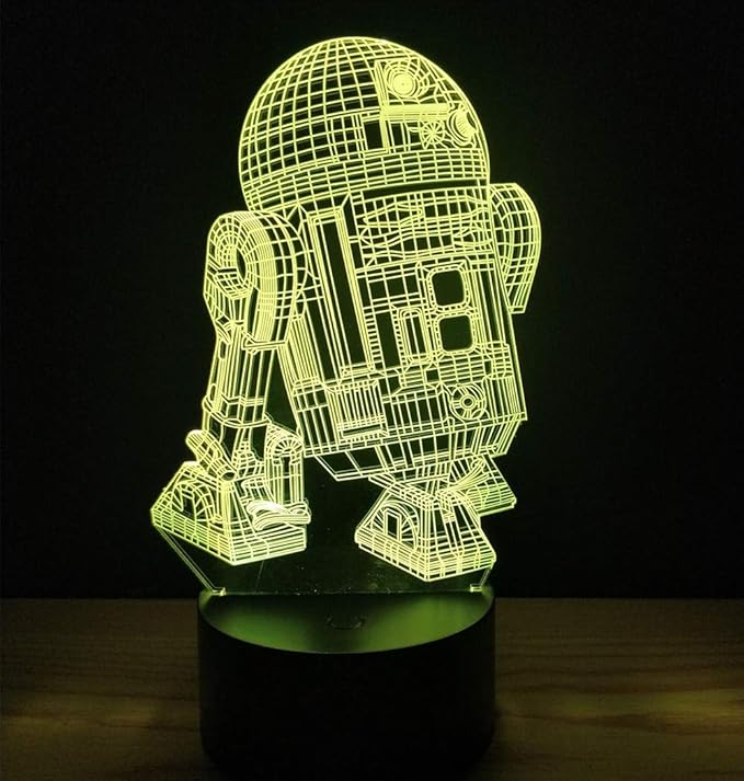 3D Illusion Platform Night Lights Touch Switch 7 Color Change USB Power LED Desk Lamp for Home Decorations or Holiday Gifts