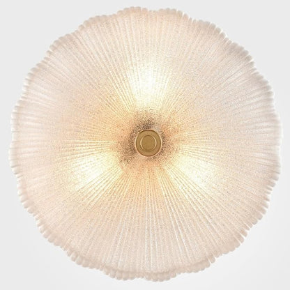 DIRYZON Modern 3-Light Ceiling Light Fixture,Brass Hallway Light Fixtures Ceiling,Semi Flush Mount Ceiling Light with 12 Inch Fine Sand Glass for Kitchen Living Room Bedroom