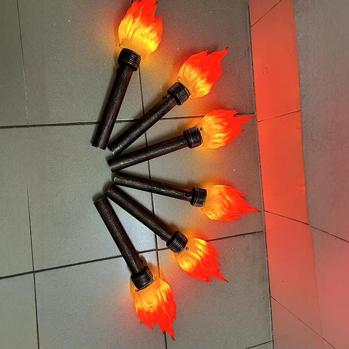 Funny Torch Toy Realistic Clutch Torch Decoration Light Props Light-Up Magic Wand Toys for School Characters Camping Competition Party Props