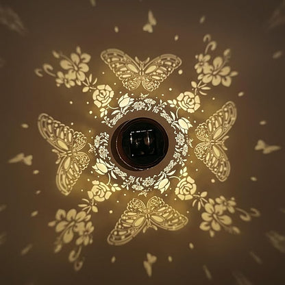 Solar Lanterns Outdoor Waterproof,Mothers Day Gifts,Birthday Gifts for Women Mom Grandma,Garden Decor Metal Hanging Decorative Solar Lights,Gardening Gifts for Yard,Patio, Lawn,Tabletop(Butterfly)