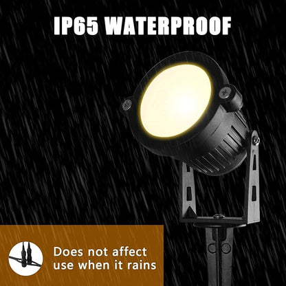 Low Voltage Landscape Lights 10W 12V Landscape Lighting with Connectors Warm White Waterproof Outdoor Spotlights for Trees Pathway Lawn Yard （12 Pack）
