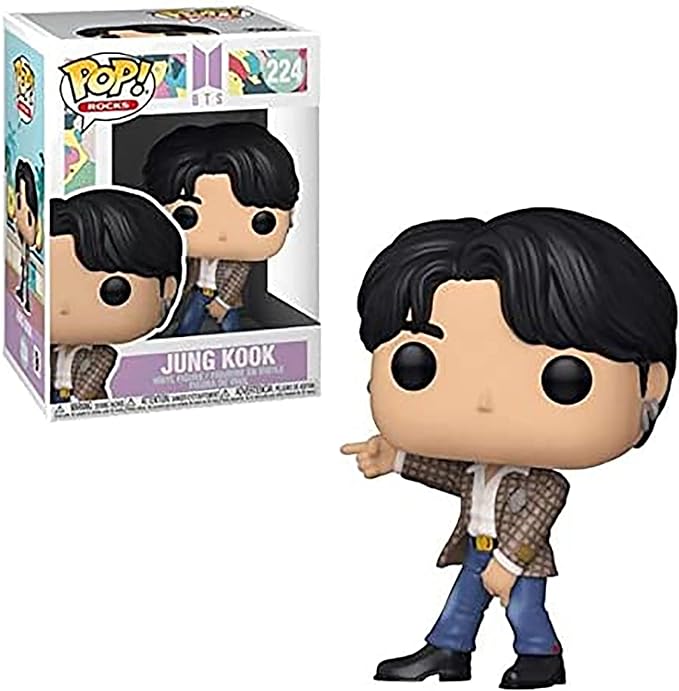 Funko POP Rocks: BTS - Dynamite - Jungkook, Multicolor, Standard