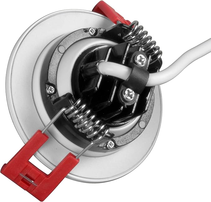 NICOR Lighting 2 inch LED Gimbal Recessed Downlight in White, 4000K (DGD211204KRDWH)