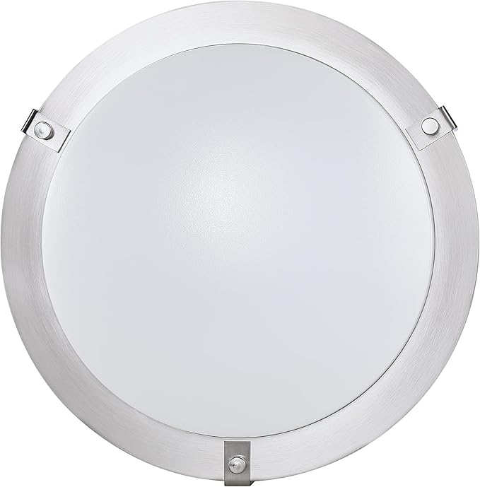 Design House Ripon 11 Inch Integrated LED Ceiling Light 2-Pack, 5 Color Temperature, Dimmable, Satin Nickel – Design House, 589598