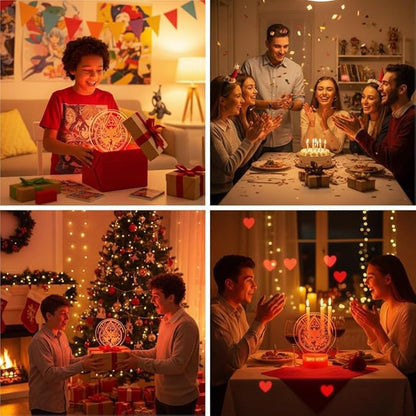 3D Night Light, 16 Color Changing Cartoon USB Desk Lamp, Crest of Hyrule Illusion Lighting with Remote Control for Home Decor Gift for Kids. (5)