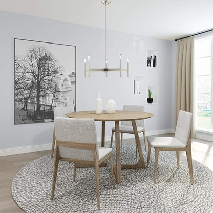 Livex Lighting 5 Lt Brushed Nickel Chandelier