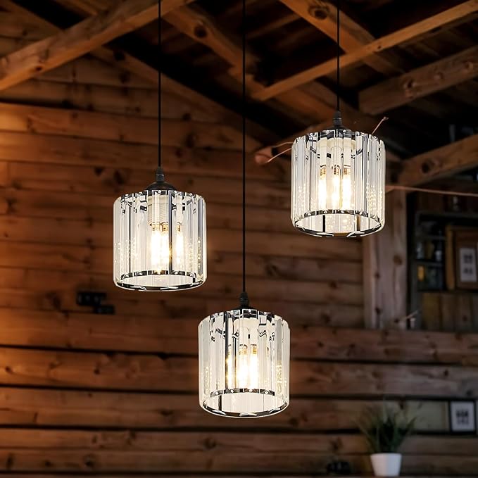Long Chandeliers for High Ceilings,Modern Crystal Pendant Light,Raindrop Drop Lamp,Hanging Flush Mount Lighting Fixtures for Spiral Staircase,Foyer,Entryway,Living Room,Black (9 Lights)