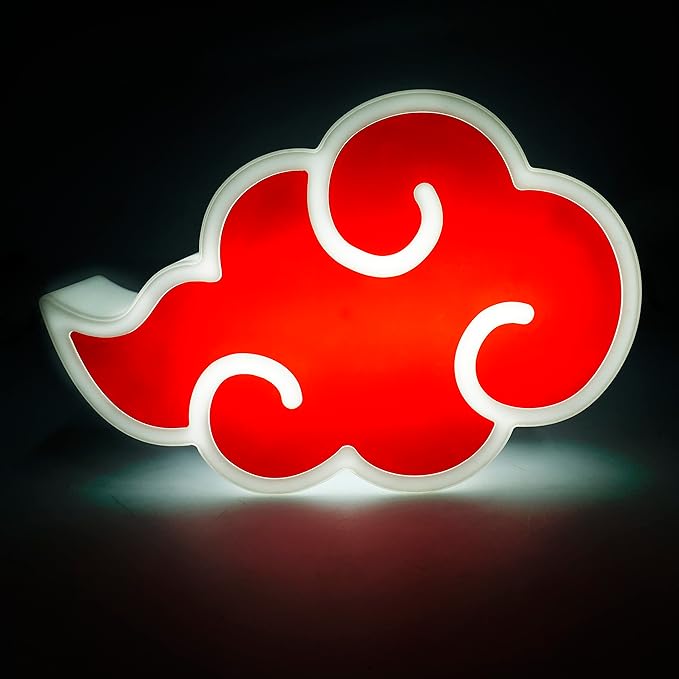 ABYstyle Naruto Shippuden Akatsuki 3D Decorative Portable LED Lamp 8.66" x 2.75" x 8.26" Room Office Home Décor Anime Manga Gift