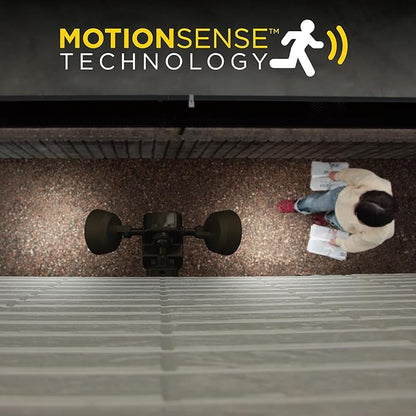 Limitless Innovations Lumenology Dual Security Motion Sensor Spotlights with Adjustable Heads and Sensitivity - Ultra-Bright 1,000 Lumen LED Flood Light - Waterproof/Outdoor (Dark Bronze)