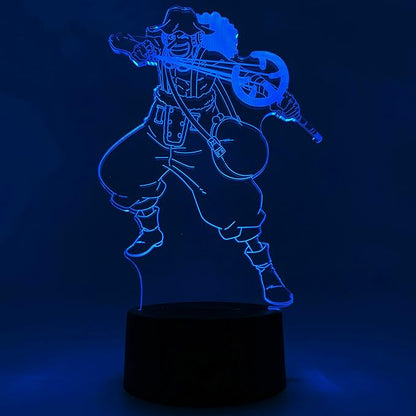 Otaku Lamps Usopp One Piece – Anime Lamp Figure Night Light, 16 Color RGB LED – 3D Anime Room Décor Gift for Otaku