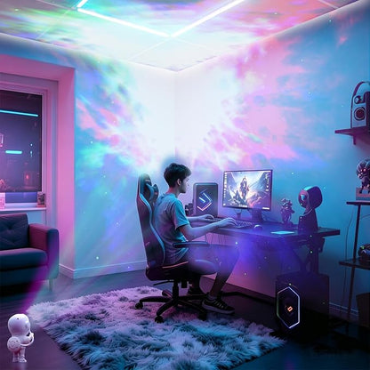 Astronaut Galaxy Star Projector, Starlight Space Nebula Sky Starry Ceiling LED Lamp with Timer and Remote,for Bedroom Decor, Girl Gifts Birthday Gifts for Adults, for Kids Room Decor Aesthetic