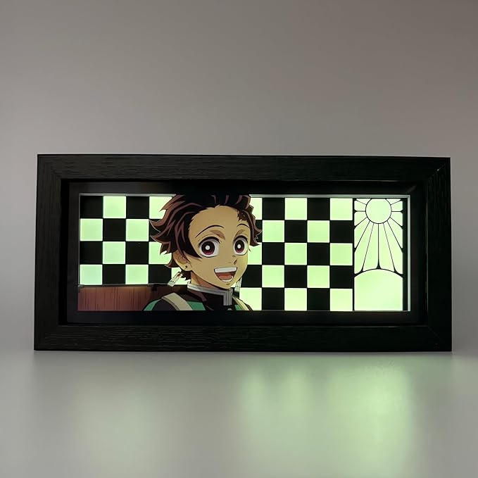 Tanjiro Light Box - Demon Slayer – Anime Lamp Figure Night Light – 3D Anime Room Décor Gift for Otaku