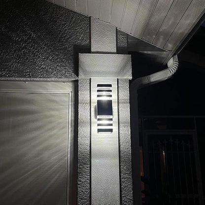 2 Pack LED Up and Down Lights, Outdoor Light Fixture, Exterior Lights for House, GU10 Bulbs 14W IP65 3000K 1200LM Warm White, Square Outdoor Sconce for Front Porch, Patio, Garage