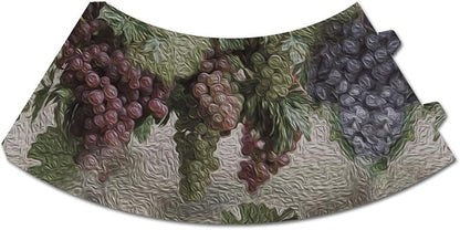 Royal Designs Vellum Tea Light Paper Wine Glass Lampshade, Party Centerpiece, Set of 20, Grape Vine (TLS-1009A-20)