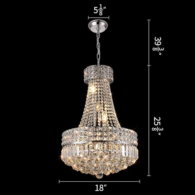 Crystal Chandeliers for Dining Room K9 Modern Crystal Chandelier Classic Luxury Imperial Style 9 Lights Chandelier Ceiling Dining Room Living Room Indoor Bedroom Chandelier