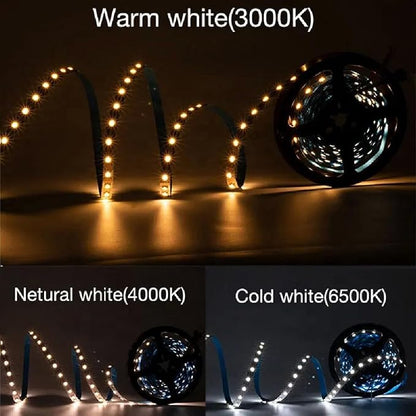 DC5V SK6812 (Similar WS2812B) RGBW RGB+Warm White LED Strip Light 60leds/Pixels/m Individually Addressable 4Color in 1LED (16.4ft(5m) 300leds, IP65) (No Adapter or Controller)