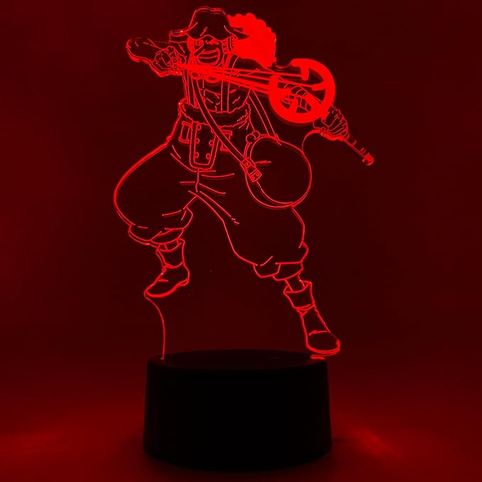 Otaku Lamps Usopp One Piece – Anime Lamp Figure Night Light, 16 Color RGB LED – 3D Anime Room Décor Gift for Otaku