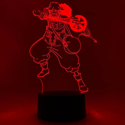 Otaku Lamps Usopp One Piece – Anime Lamp Figure Night Light, 16 Color RGB LED – 3D Anime Room Décor Gift for Otaku