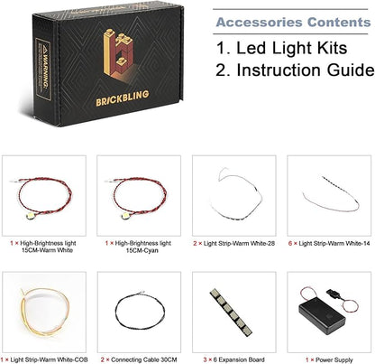 BrickBling LED Light Compatible with L-e-g-o Tuxedo Cat,Gift Idea for Animal-Lovers Who own 21349-Not Included The Model
