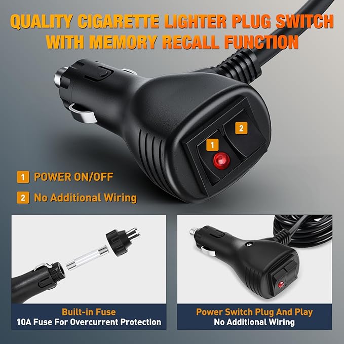 Nilight 12LED Emergency Strobe Traffic Advisor Light Bar 2 in 1 Amber White Dash Warning Safety Flashing Lights Front/Rear Windshield Construction Lights for Trucks Cars Plow Police Vehicles