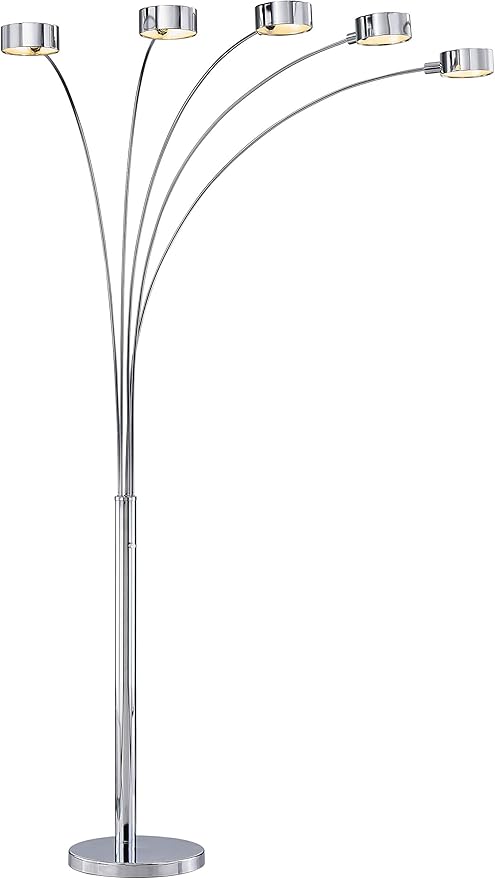 Artiva USA 88" Micah Arched Floor Lamp with Dimmer