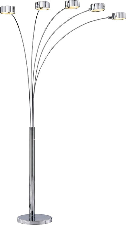 Artiva USA 88" Micah Arched Floor Lamp with Dimmer