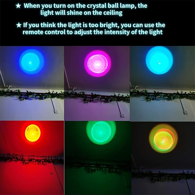 Dolphin Crystal Ball Lamp,3D 3.15 inch K9 Crystal Ball Night Light with Wooden Base Lamp for Room,Dolphin Light Gift,16 Colors Change with Remote Control (D)