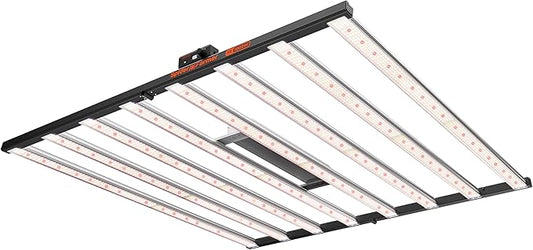 Spider Farmer SE1000W Smart LED Grow Light, 1000W Bar Style with App Control, Dimmable Daisy Chain, Full Spectrum for 5x5ft Coverage, Commercial Grade Vertical Farming Lamp for Indoor Plants