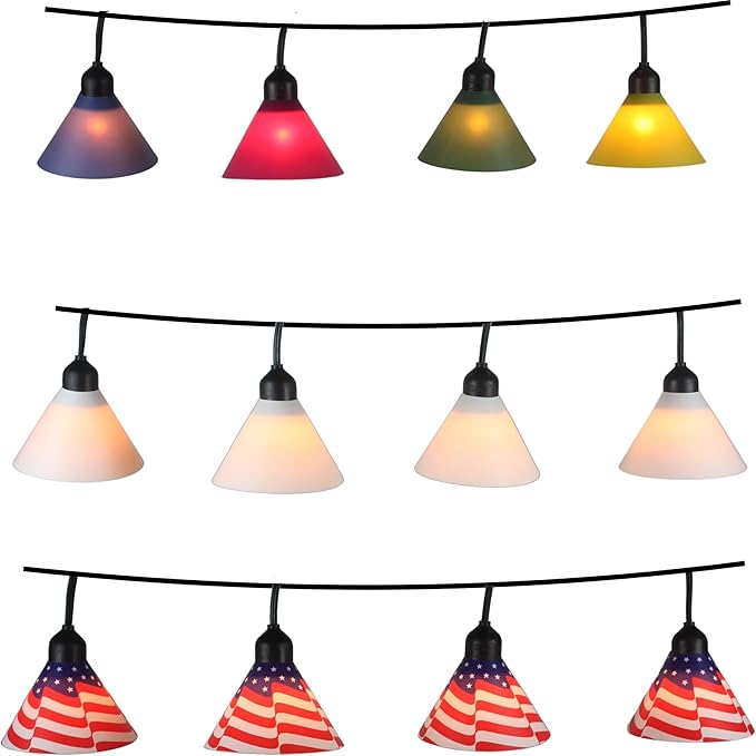 Multi Colored Outdoor Light Bulb Covers – 24 Pack Colored LED Lite Cover's Decorative for String Lights – Shades for Patio, Backyard, Garden, Party Décor