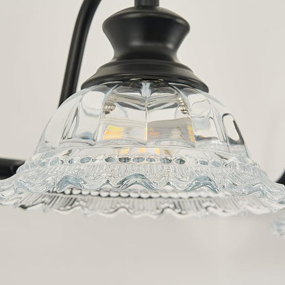 XIEDUN Bathroom Vanity Light Black 8 Light