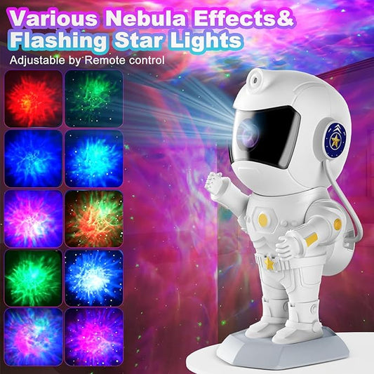 Astronaut Galaxy Star Projector, Starlight Space Nebula Sky Starry Ceiling LED Lamp with Timer and Remote,for Bedroom Decor, Girl Gifts Birthday Gifts for Adults, for Kids Room Decor Aesthetic